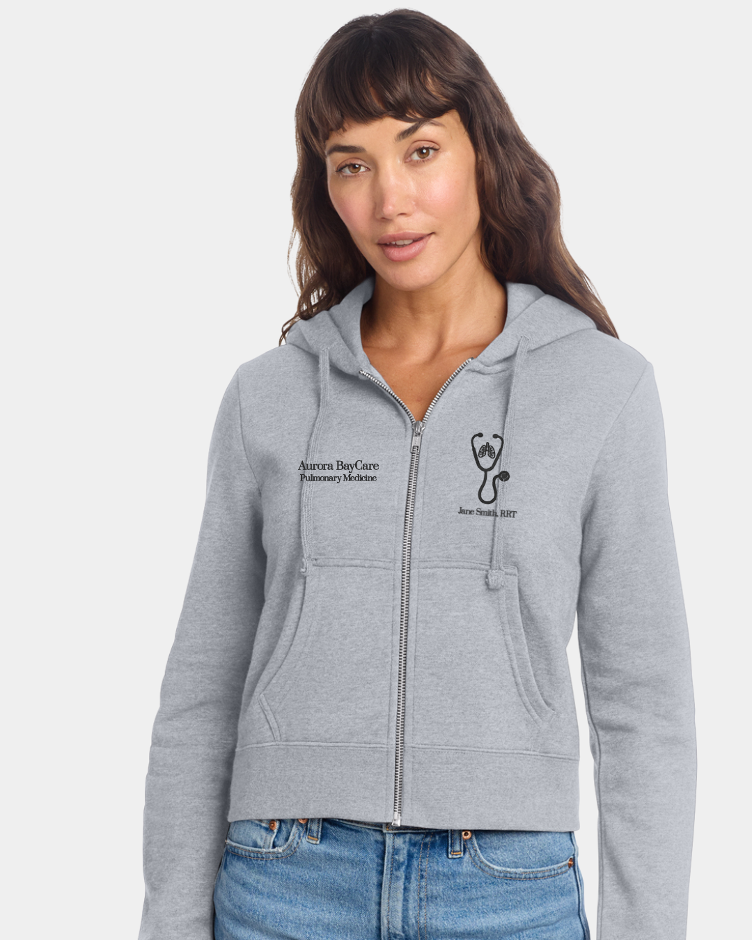 Women’s V.I.T.™ Fleece Full-Zip Hoodie | ABMC Pulmonary