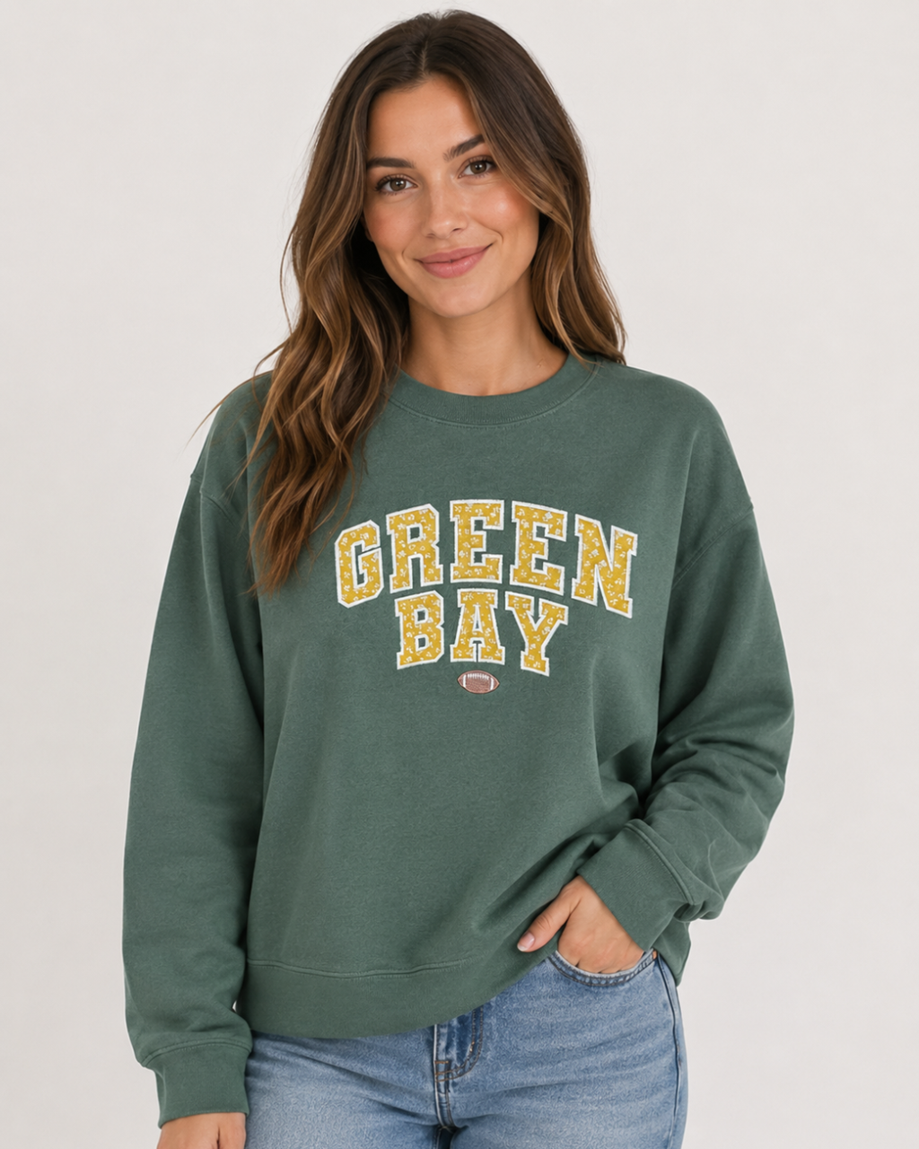 Vintage Varsity Embroidered Crewneck