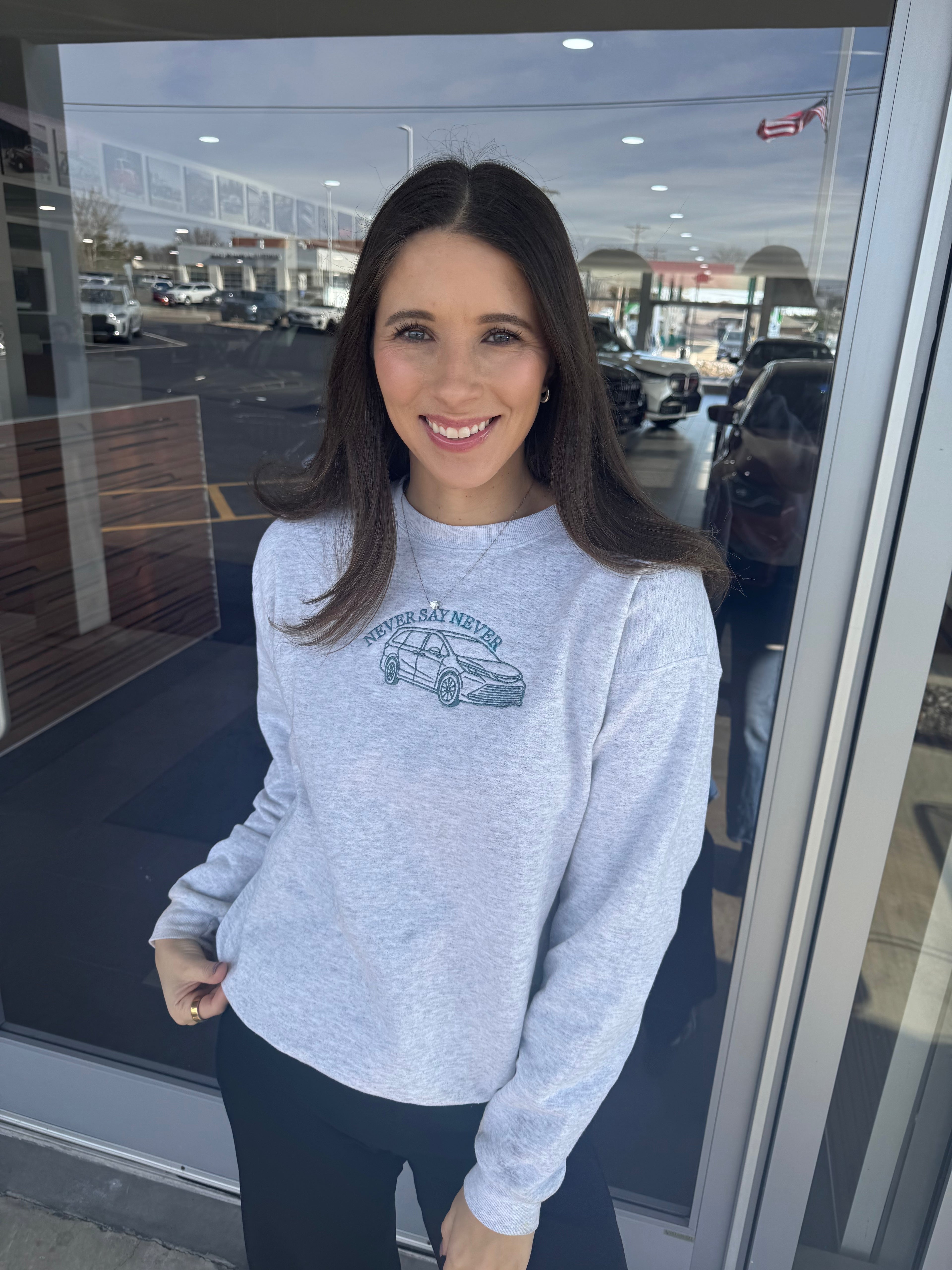 The Car Mom x Tension & Thread Collab Crewneck: Preorder