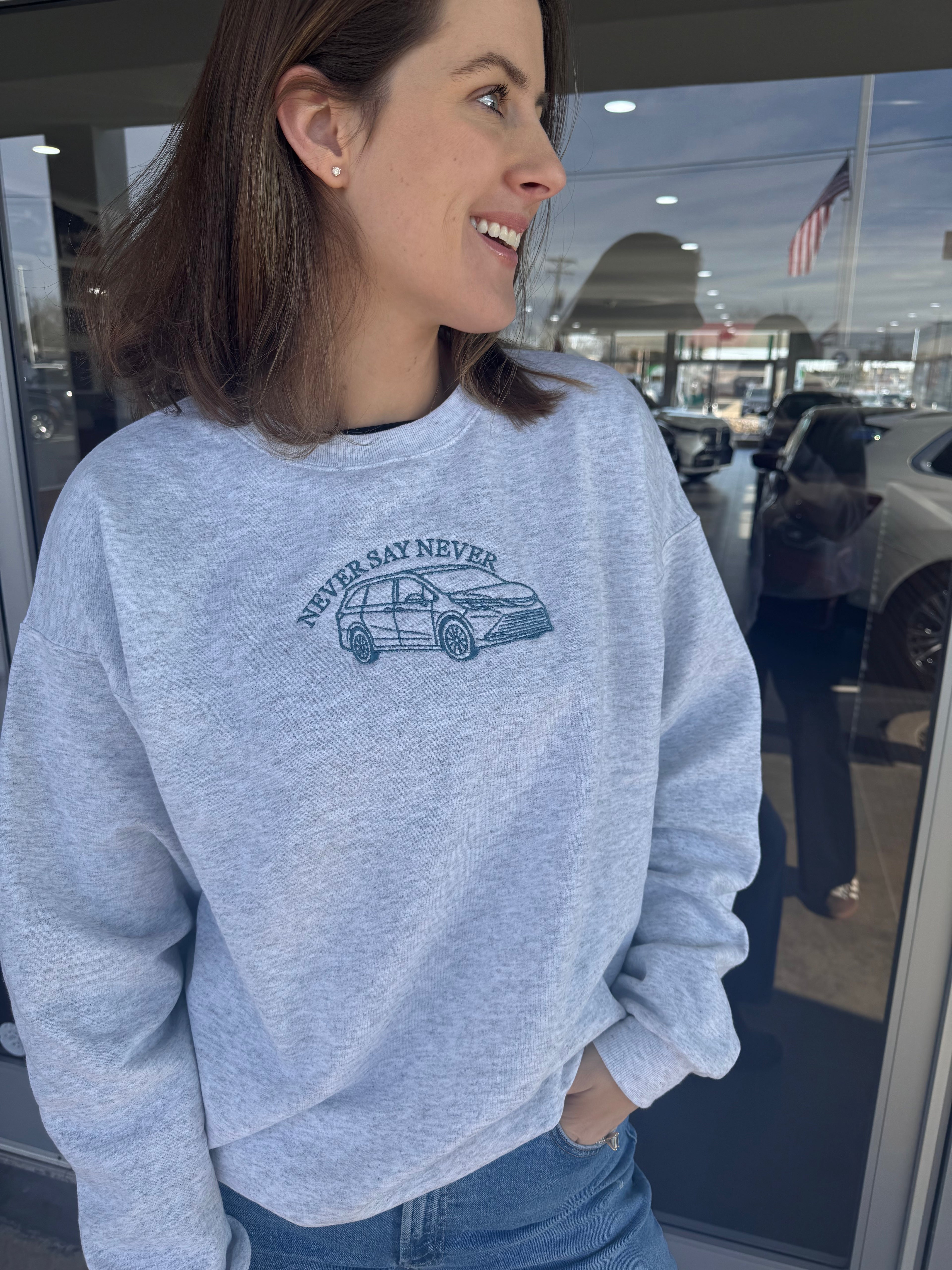 The Car Mom x Tension & Thread Collab Crewneck: Preorder