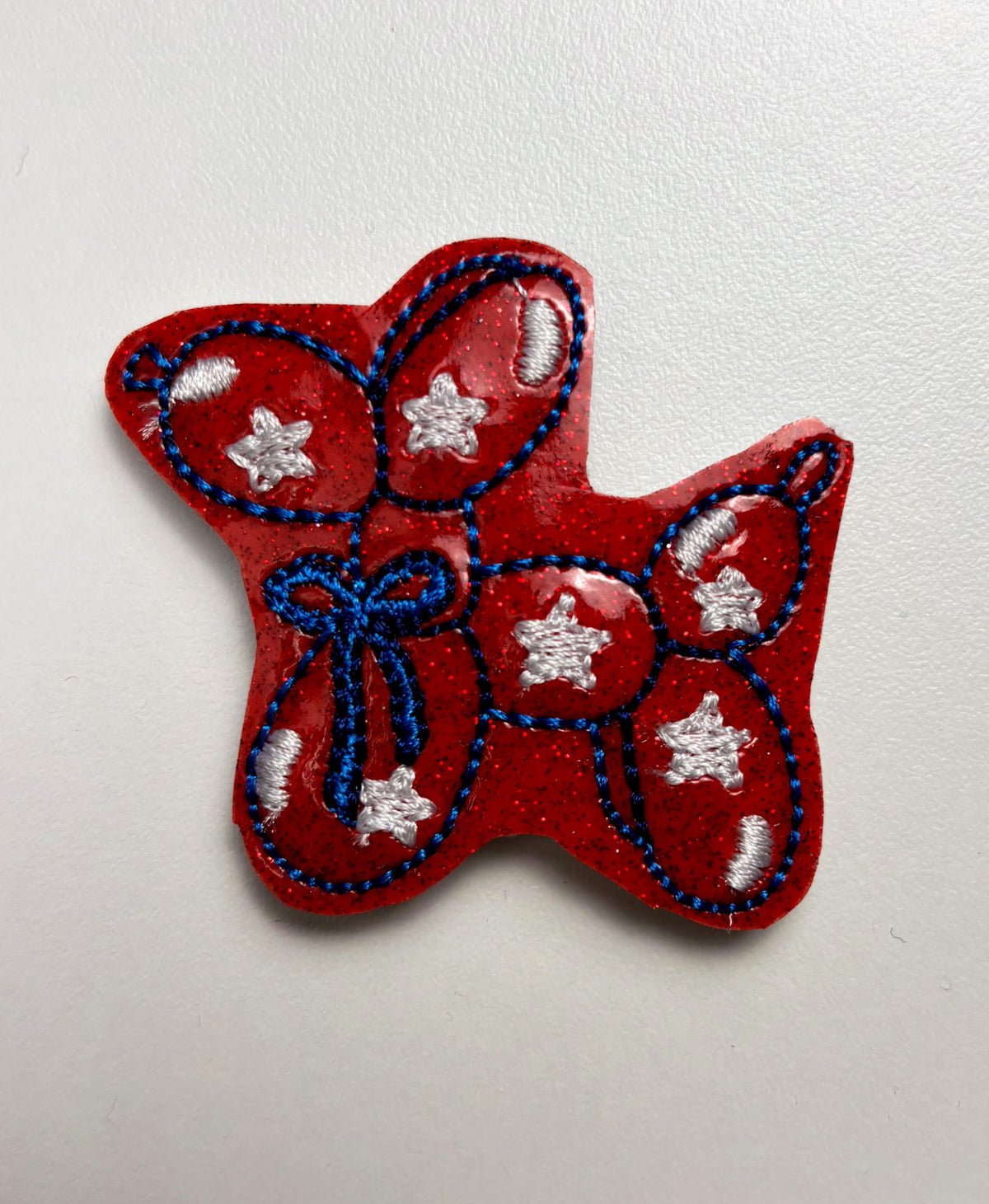 Topper Patriotic Balloon Dog Badge Reel | Topper Only