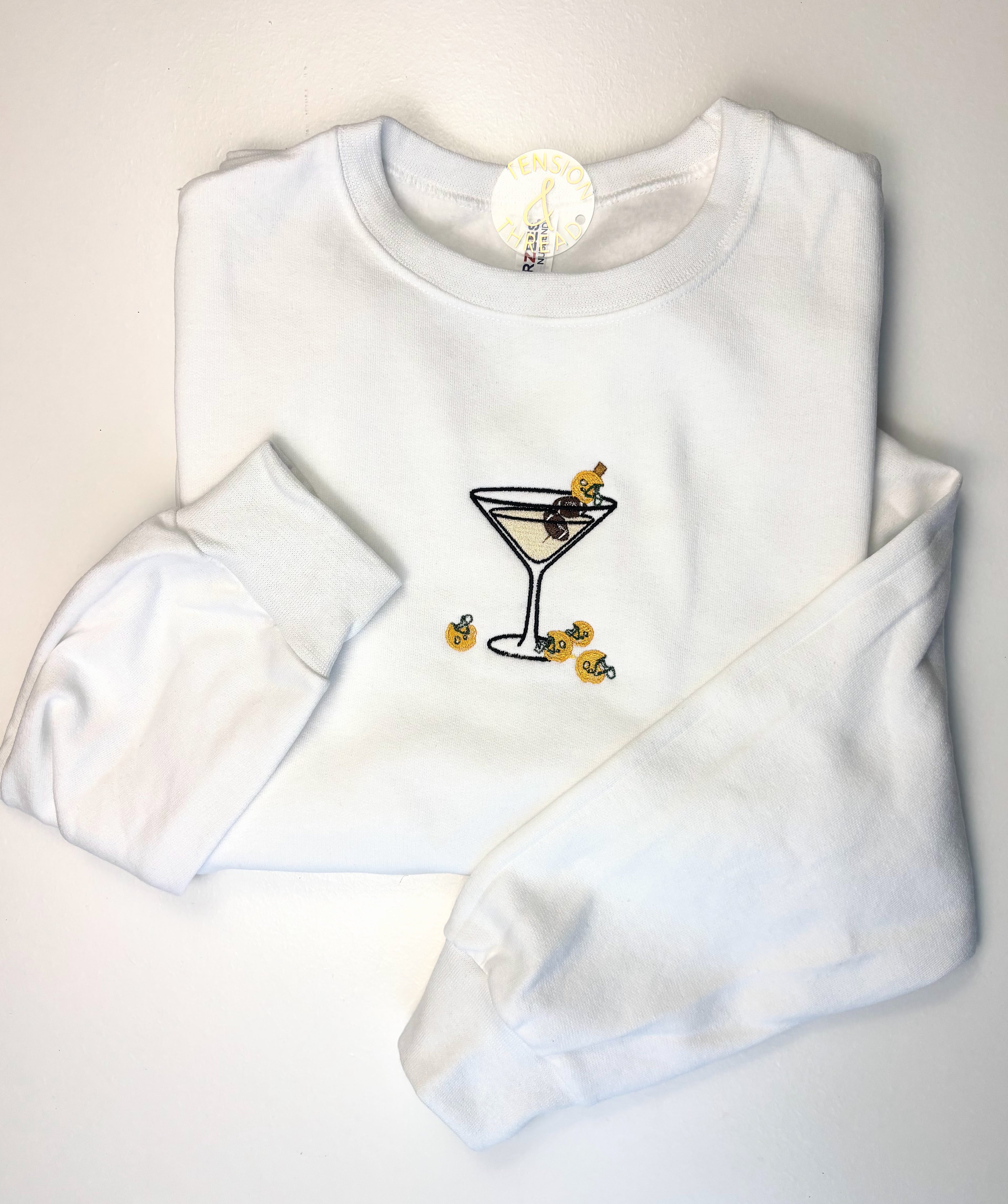 Marteami Crewneck: Green & Gold