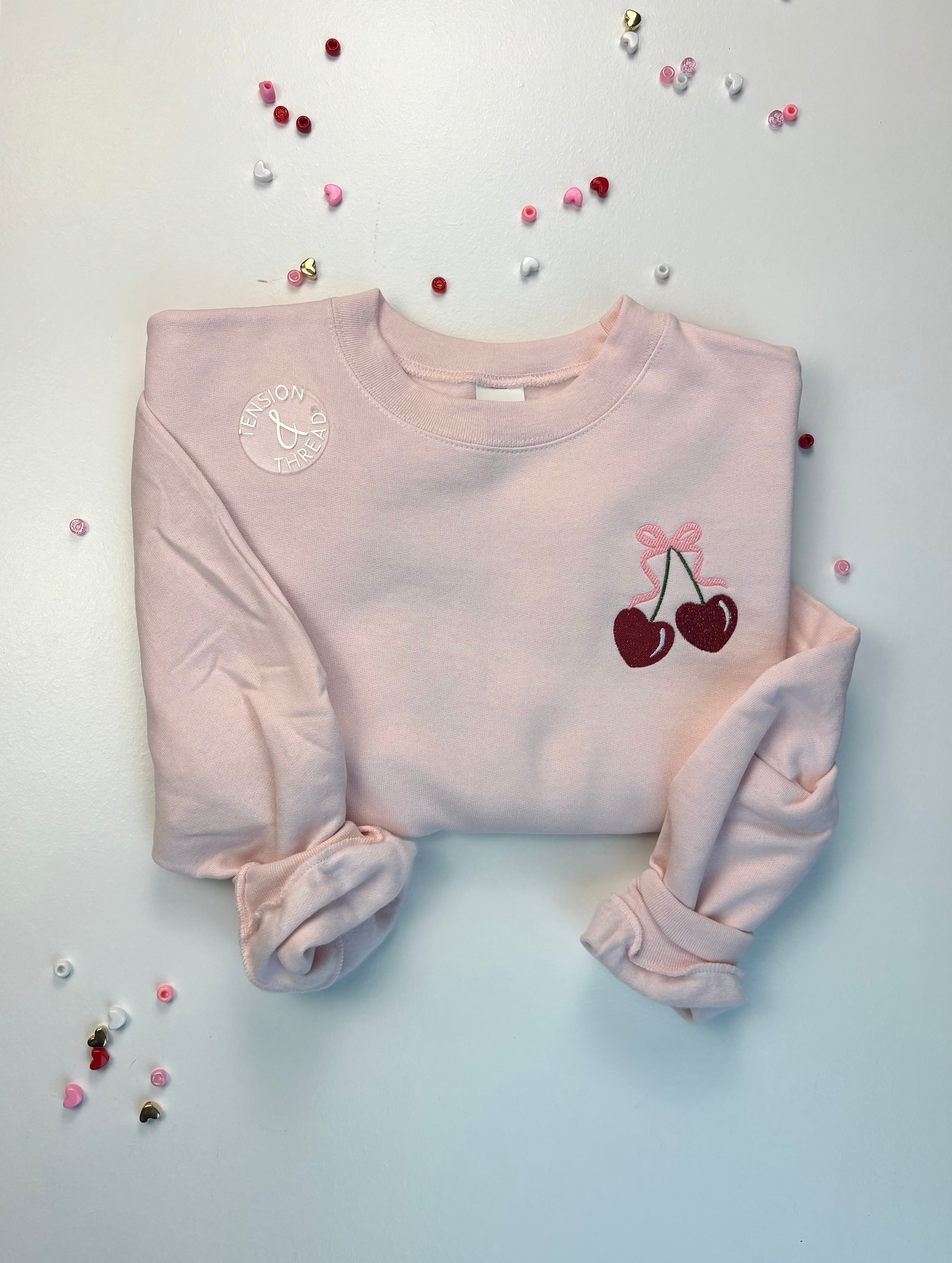Cherry Hearts Crewneck