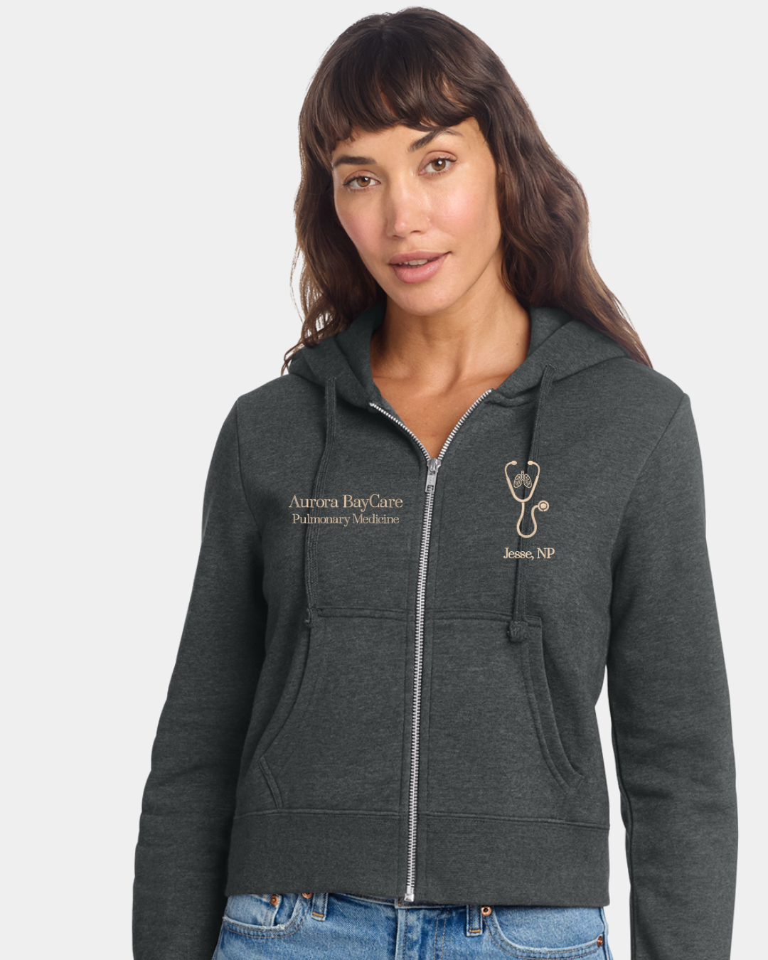 Women’s V.I.T.™ Fleece Full-Zip Hoodie | ABMC Pulmonary