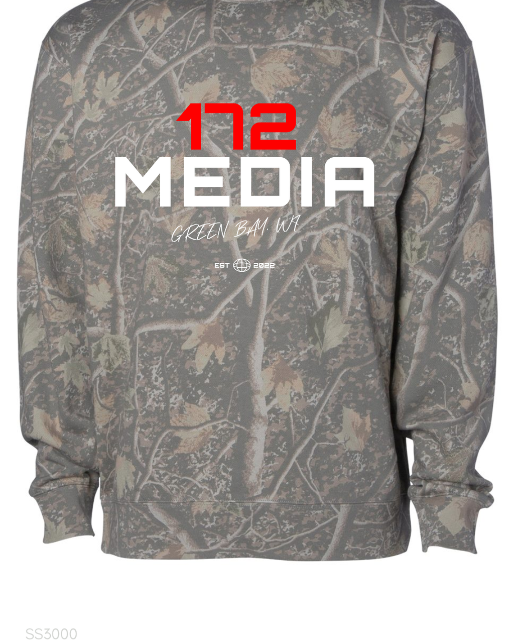 Unisex Deadwood Tree Camo Crewneck
