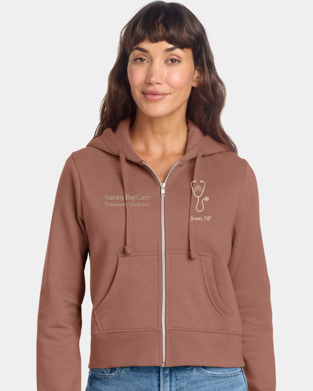 Women’s V.I.T.™ Fleece Full-Zip Hoodie | ABMC Pulmonary