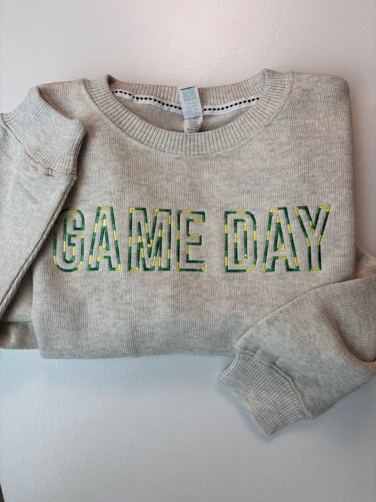 GAME DAY Sweater | Oatmeal Cream