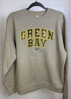 Vintage Varsity Plaid Embroidered Crewneck