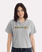 Game Day Icons Embroidered Boxy Tee
