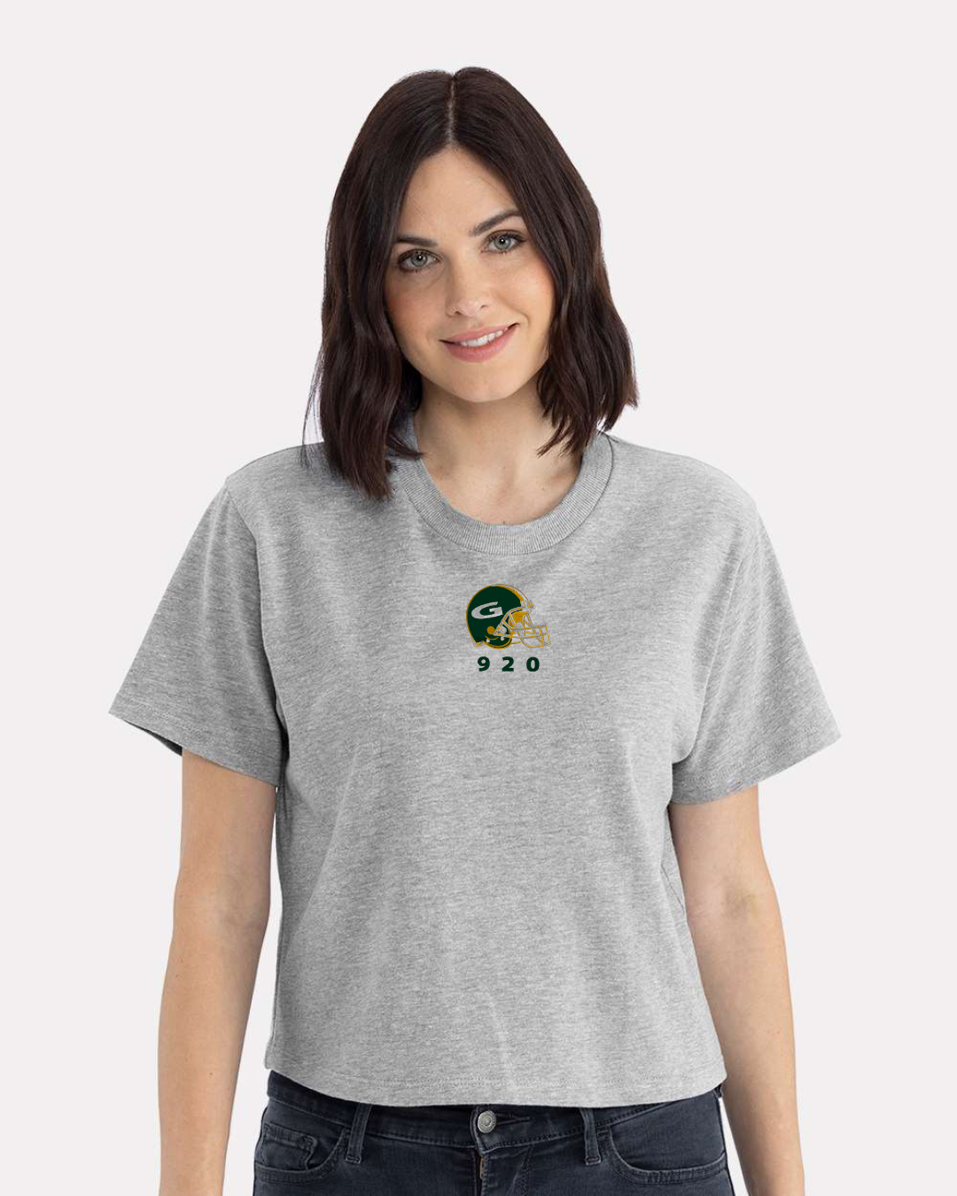 Vintage Helmet Embroidered Boxy Tee