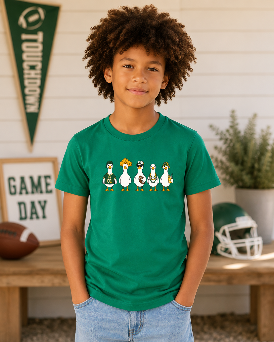 Youth Printed Game Day Ducks