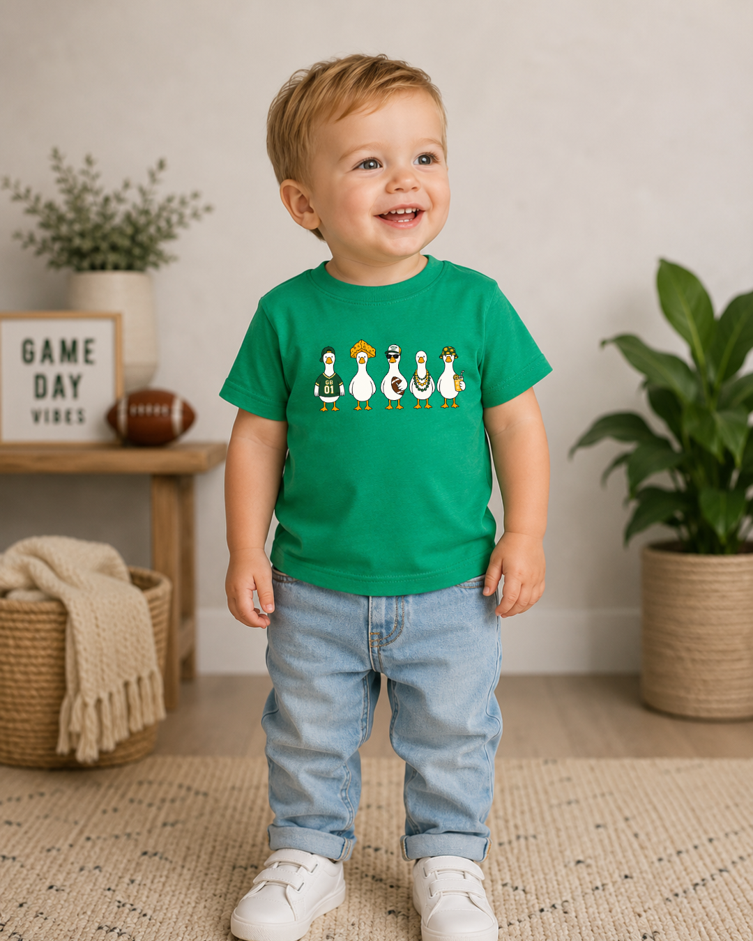 Toddler Printed Game Day Ducks
