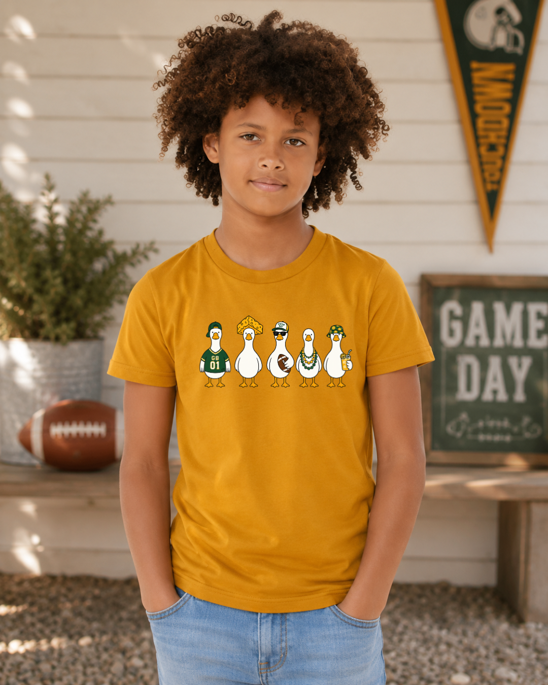 Youth Printed Game Day Ducks