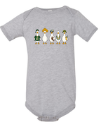 Printed Game Day Duck Onesie