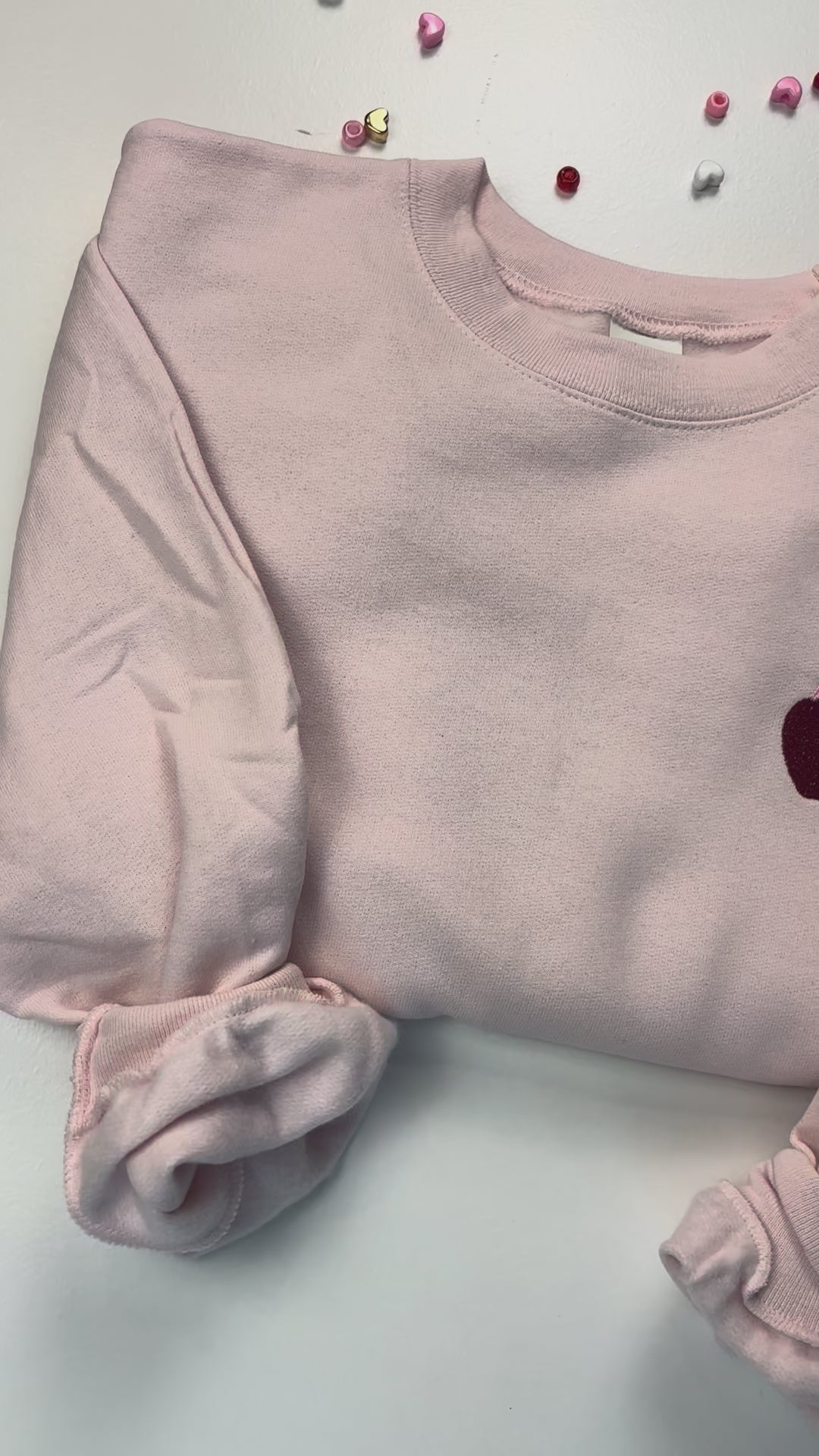 Cherry Hearts Crewneck