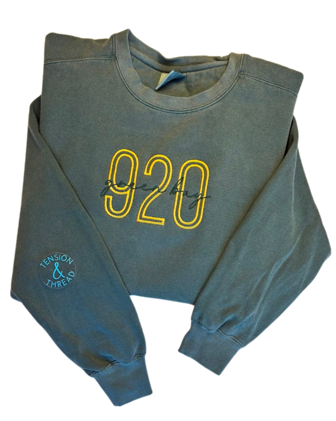 920 Embroidered Comfort Colors Crewneck