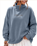 Willow Peak Mockneck | Storm Blue