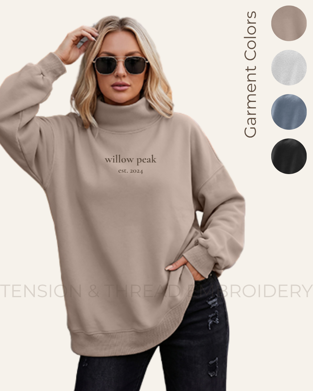 Willow Peak Mockneck | Coffee